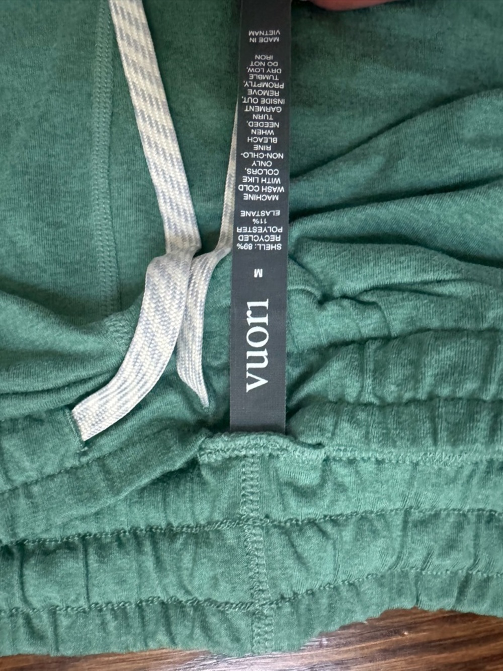 Vuori Heathered Teal Performance Jogger Pants - Picture 2 of 3